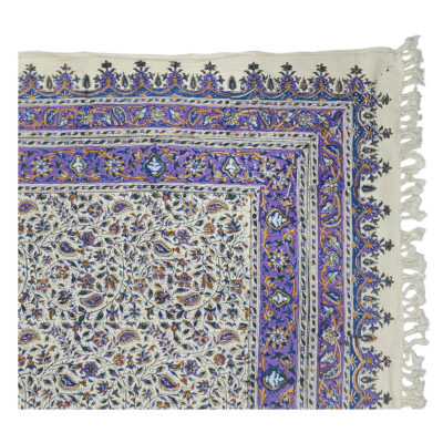 Iranian Tablecloth: Isfahan's Traditional Kalamkari Block Print Artemis