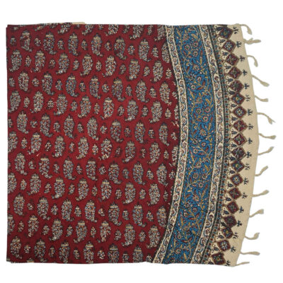 Iranian Tablecloth: Isfahan's Traditional Kalamkari Block Print Artmis