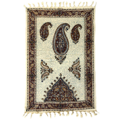 Iranian Tablecloth: Isfahan's Traditional Kalamkari Block Print Atrin
