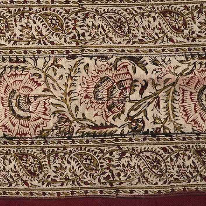 Iranian Tablecloth: Isfahan’s Traditional Kalamkari Block Print Ctara