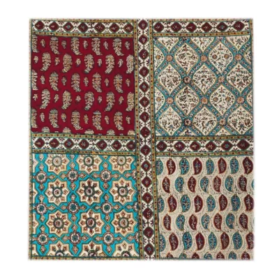 Iranian Tablecloth: Isfahan's Traditional Kalamkari Block Print Haghani