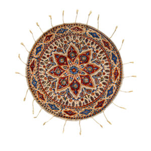 Iranian Tablecloth: Isfahan’s Traditional Kalamkari Block Print Khorshid I