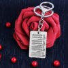 Islamic Keychain Steel - 4 Qul Surah Pattern