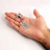 Islamic Keychain Steel - 4 Qul Surah Pattern
