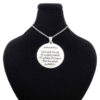 Islamic Steel Necklace with Wa In Yakad Surah Medallion