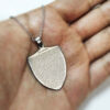 Islamic Steel Pendant with Herz of Imam Javad (A.S) for Shia Muslims