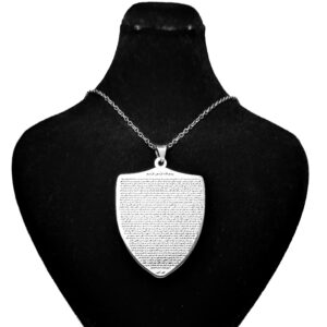 Islamic Steel Pendant with Herz of Imam Javad (A.S) for Shia Muslims