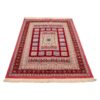 Khorasan Geometric Kilim Rug - Authentic Handwoven Persian Wool & Cotton