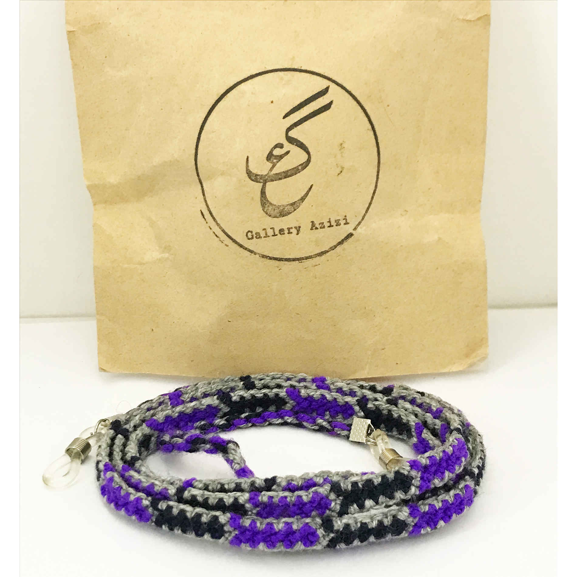 Knitted Glasses Strap – Traditional Design