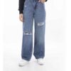 Loose Fit Jeans Relaxed Fit with Ripped Design for Casual Style
