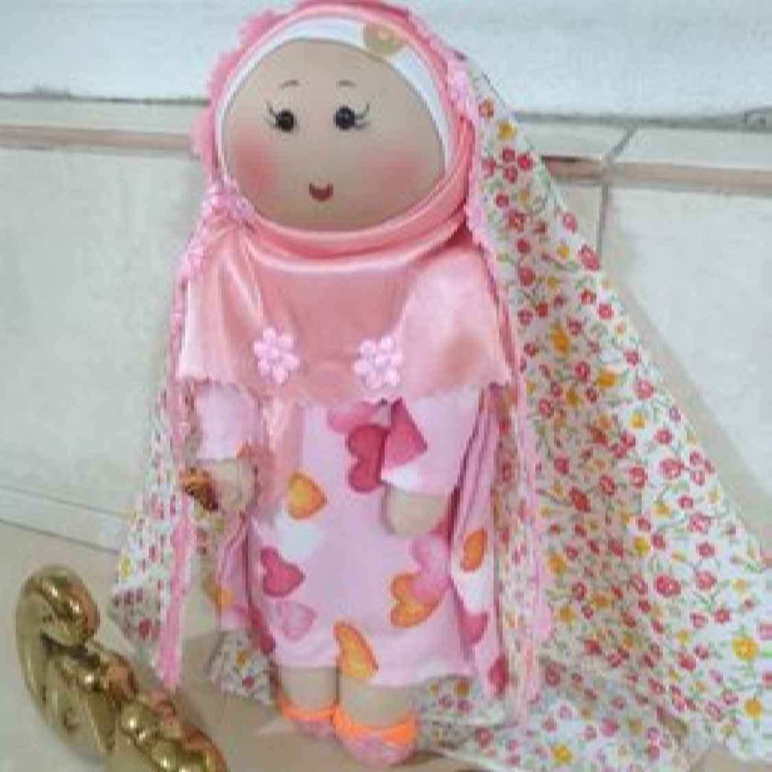 Handcrafted Muslim Hijab Rag Doll – Perfect for Children | Traditional Islamic Toy