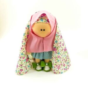 Muslim Hijab Rag Doll with Chador – Ideal for Jashn-e Taklif | Handmade Tradition