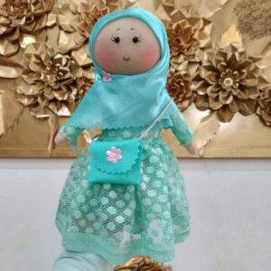 Muslim Hijab Rag Doll Model Reyhaneh with Bag – Perfect for Gifting | Handmade Islamic Toy