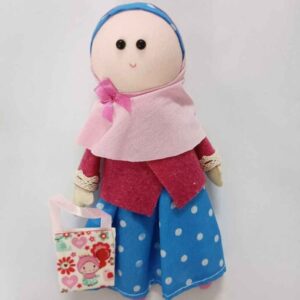 Handcrafted Hijab Ruqiya Rag Doll – Specially Made for Muslim Kids | Traditional Toy