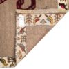 Original Handwoven Persian Pictorial Gabbeh Rug - Leopard Animal Motif Brown Wool