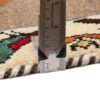 Original Handwoven Persian Pictorial Gabbeh Rug - Leopard Animal Motif Brown Wool