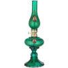 Persian Glass Kerosene Oil Lamp with Shah Abbasi Design