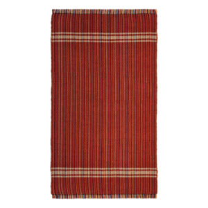 Persian Jajim Rug Flat-Woven in Lorestan Red