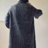 Persian Manto Double Sided Black Crepe Fabric for Women