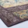 Vintage Persian Hand-Knotted Patchwork Carpet Geometric Cream
