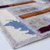 Persian Hand-Knotted Patchwork Carpet White