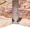 Hand-Knotted Persian Tabriz Rug (Lachak Toranj Floral Medallion) - Cream Silk & Kork