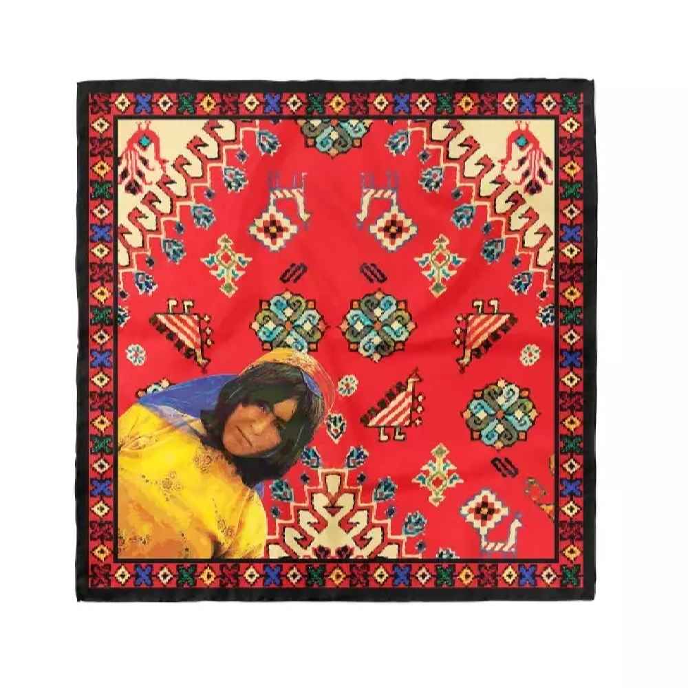 Mini Scarf for Women – Inspired by Qashqai Tribe Carpets