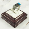 Persian Silver Ring for Men with Neyshabur Turquoise