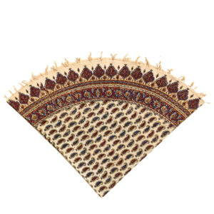 Persian Tablecloth: Isfahan’s Traditional Kalamkari Block Print Taji II