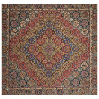 Persian Termeh Tablecloth Luxurious with Floral Pattern Sahand