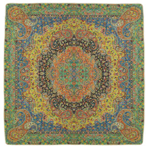Persian Termeh Tablecloth Luxurious with Floral Pattern Simorgh