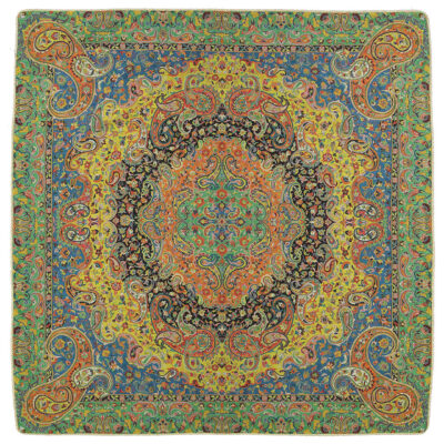 Persian Termeh Tablecloth Luxurious with Floral Pattern Simorgh