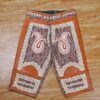 Persian Zoorkhaneh Athletic 3/4 Pant with Termeh Fabric & Leather