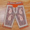 Persian Zoorkhaneh Athletic 3/4 Pant with Termeh Fabric & Leather