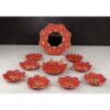 Pottery Haft-seen Set with Mirror Suitable for Persian New Year