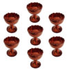 Elegant Pottery Haft-seen Set Dishes with Base Suitable for Nowruz