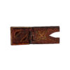 Foldable Wooden Quran Rehal Stand Holder with Natural Camel Leather