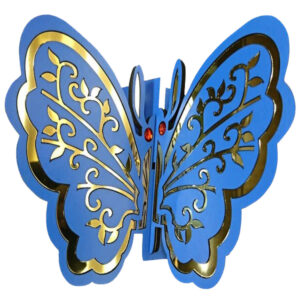 Foldable Wooden Quran Rehal Stand Holder with Butterfly Design