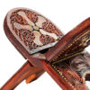 Foldable Wooden Quran Rehal Stand Holder with Camel Leather