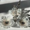 Resin Serving Platter for Nuts and Sweets Flower Design