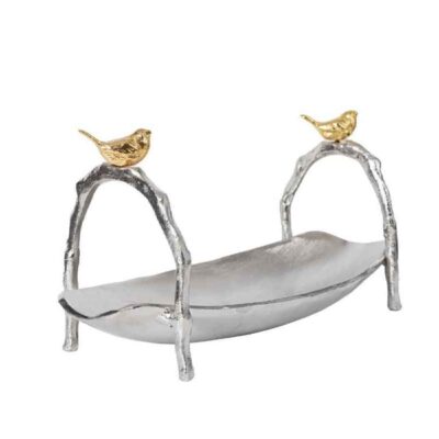 Serving Platter for Fruits and Nuts Bird Design