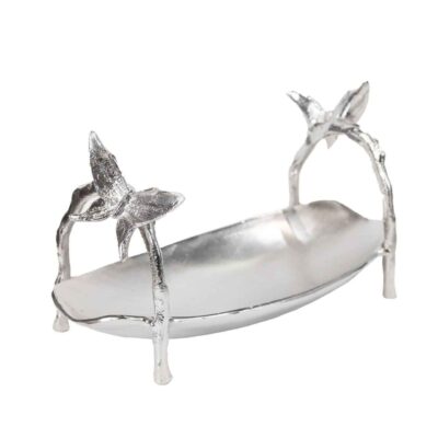 Serving Platter for Fruits and Nuts Butterfly Design