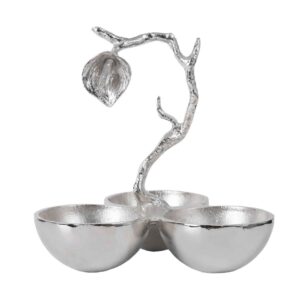 Serving Platter for Snacks and Nuts Leaf Design