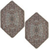 Set of 2 Yazd Termeh Tablecloth Luxurious with Floral Pattern Nastaran