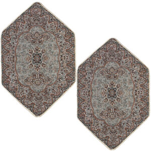 Set of 2 Yazd Termeh Tablecloth Luxurious with Floral Pattern Nastaran