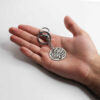 Islamic Keychain Steel - Amiri Hussain Calligraphy