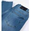 Straight Fit Jeans with Rips Sport Outfit for Men