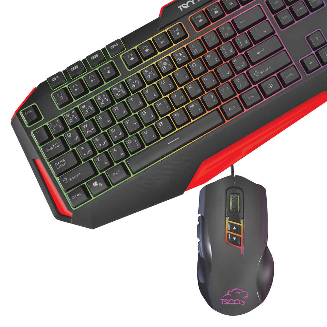 Tesco Gaming Keyboard and Mouse Set GKM 8205