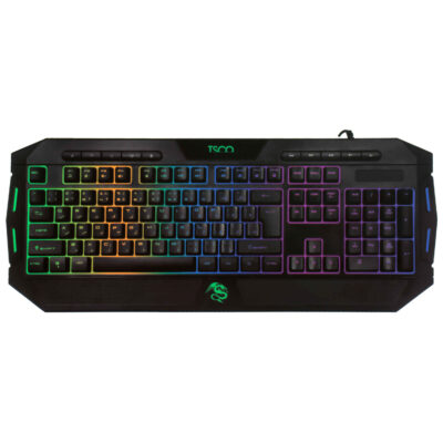 Tesco Gaming Keyboard with Persian Keycaps TK 8124