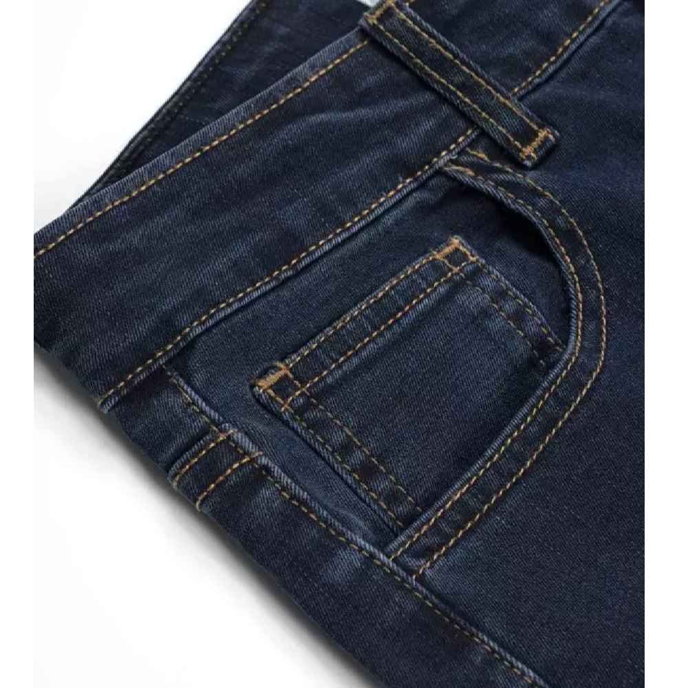 Tight Fit Jeans Straight Leg Mid Rise for Daily Wear